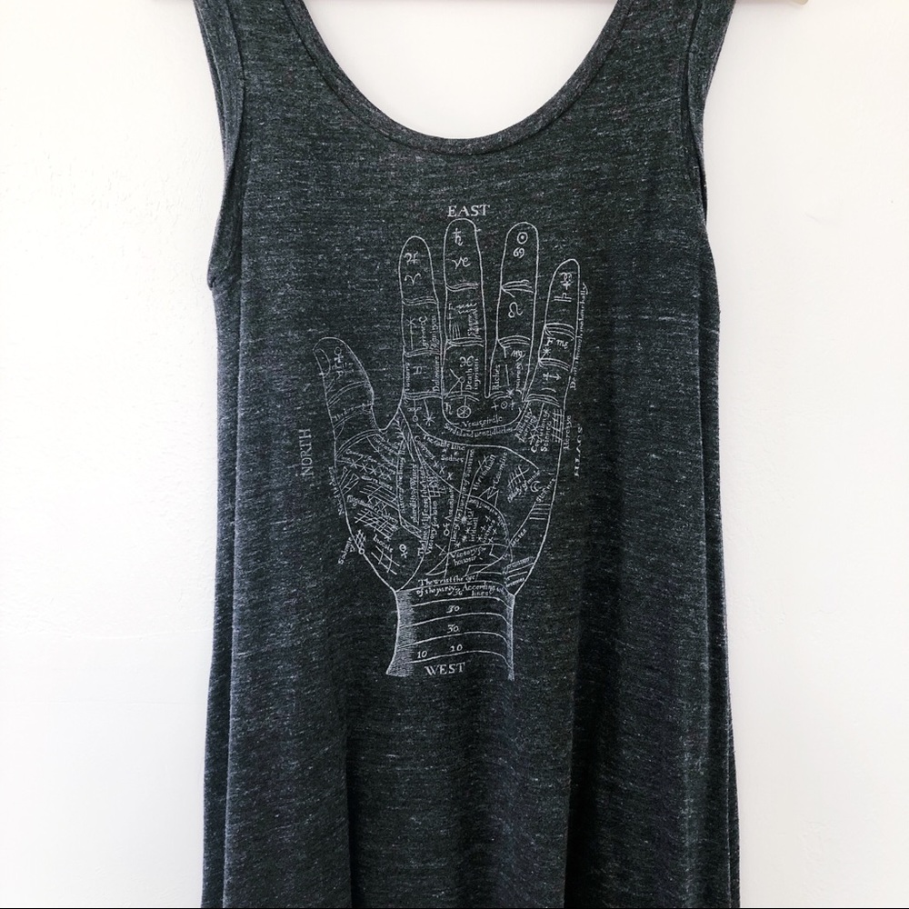 Alternative Apparel • Palmestry print tank dress